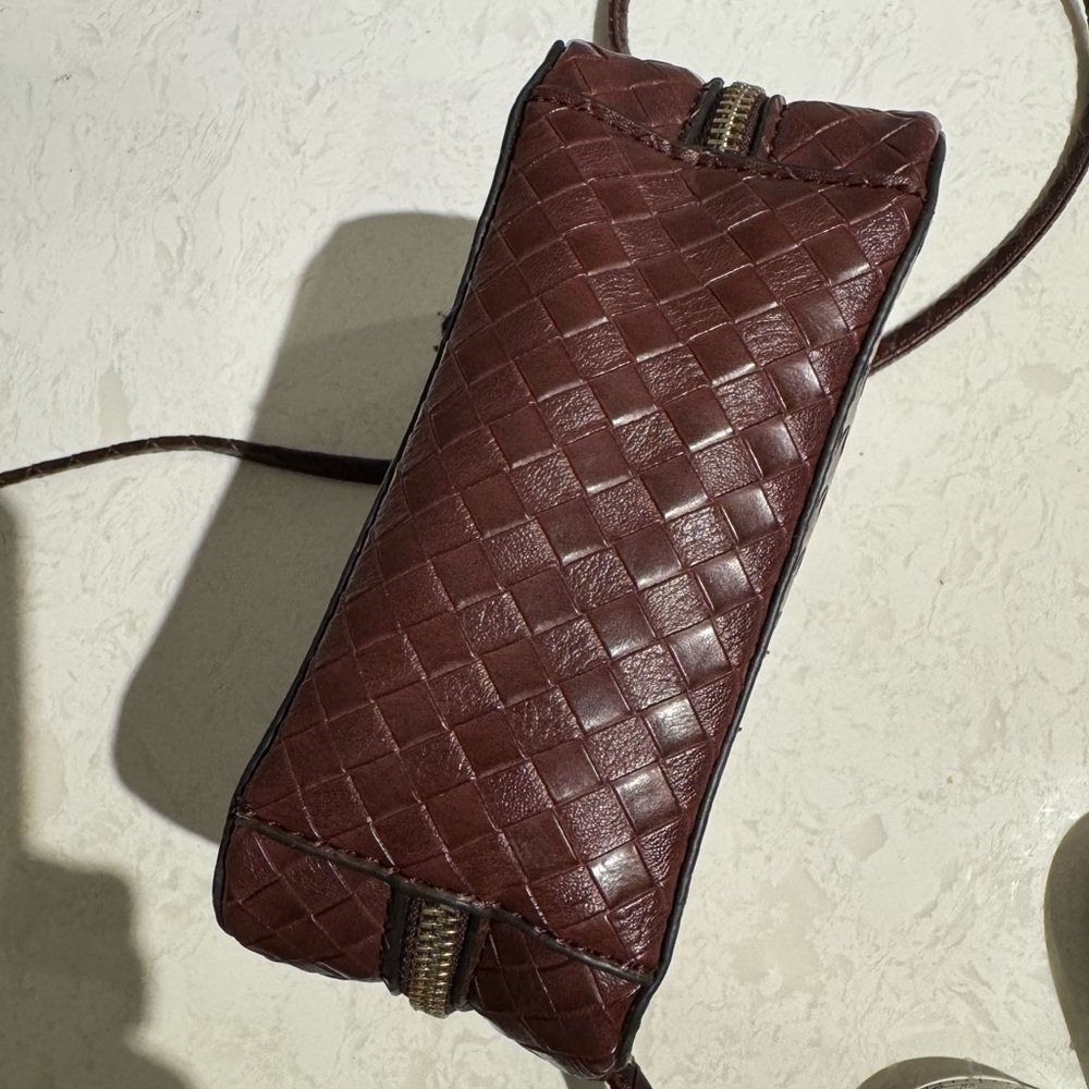 Brown Woven Crossbody Bag - Picture 5 of 16